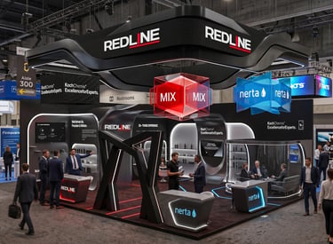 RED LINE Booth Design | Automechanika Dubai 2025 UAE | Morgan Expo