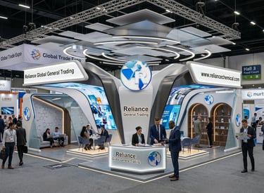 Reliance Global Exhibition Booth | Sleep Expo Middle East 2025 UAE | Morgan Expo