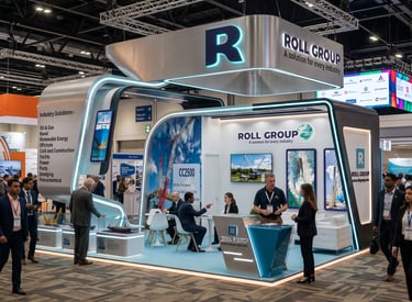 Roll Group Exhibition Stand | ADIPEC 2025 UAE | Morgan Expo