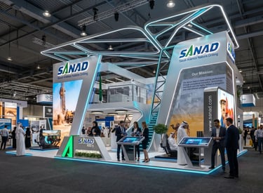 Sanad Exhibition Stand Design | Al Dhahran Expo 2025 KSA | Morgan Expo