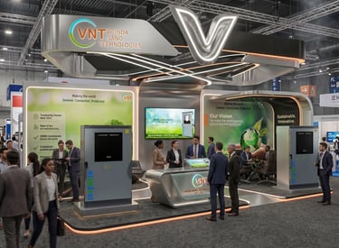 VNT Solar Exhibition Stand | WFES 2025 UAE | Morgan Expo