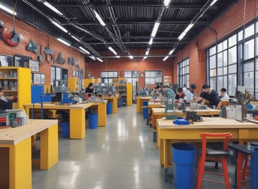 Virtual assistant interface on a computer screen.