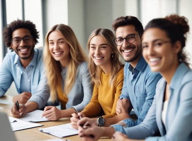 Technicians installing new technology in a factory.