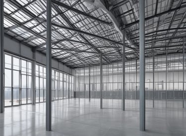 Interior view of a dry construction wall being installed with precision tools.