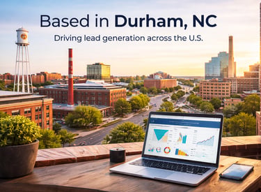 Digital marketing agency based in Durham North Carolina providing lead generation strategies, target