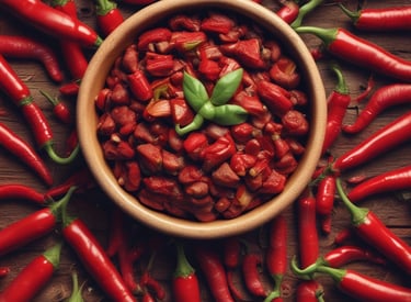 Bright yellow turmeric roots arranged artistically alongside ground turmeric powder.