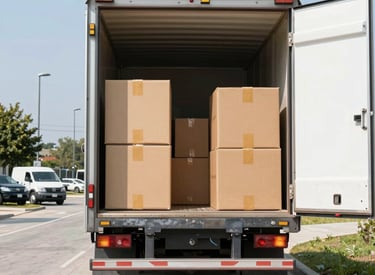 Customer reviewing a detailed quote on a laptop in a cozy home setting.