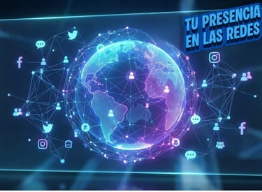 a globe globe with social media and social media