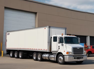 A modern logistics facility showcasing efficient cargo handling.