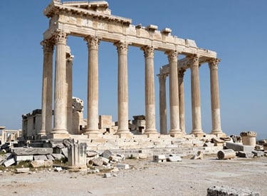 A lively Mexican market bursting with colorful textiles and fresh produce.