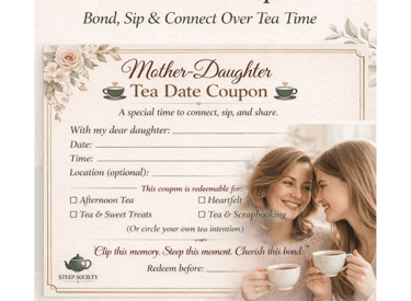 Mother-Daughter Tea Date Coupon