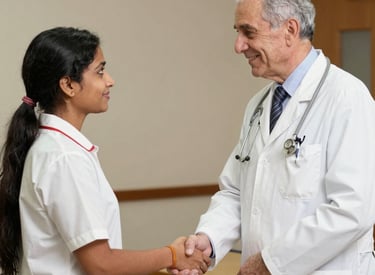 a man riding a skateboard down a street next to tall buildings
