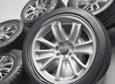 a group of tires on a pile of tires