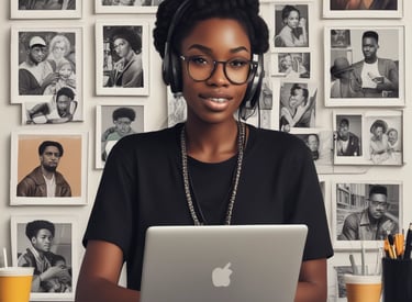 A digital marketing strategy meeting with a team discussing plans.