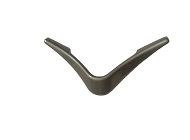 Satin Nickel V Shaped Knob