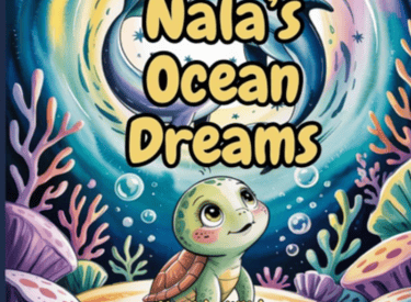 Baby Sea Turtle under the sea
