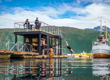 Floating Arctic Sauna Experience — Norway