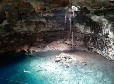 Hidden Cenote Cave Diving — Mexico