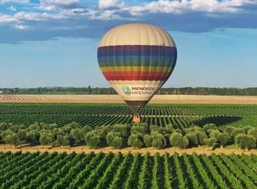 Hot air balloon rides in Mendoza Argentina