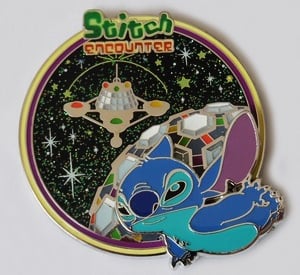 a stitcher hard enamel pin