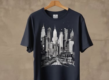 A vibrant t-shirt showcasing unique sublimation designs.