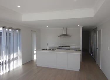 Kitchen inspected as part of a Perth practical completion 