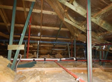 Perth construction inspection on the roof frame 