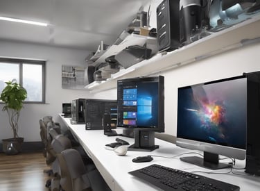 man using IP phone inside room