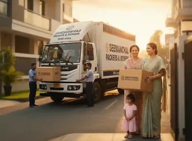 Handling household goods by Seemanchal Packers Movers