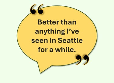 audience feedback to the sunny hours musical