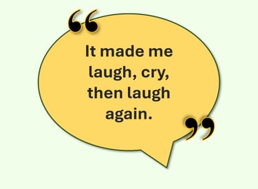 audience feedback to the sunny hours musical