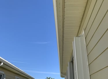 Soffit cleaning
