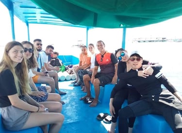 Russian group dive package in Bali #DivePackageBali #RUdiving