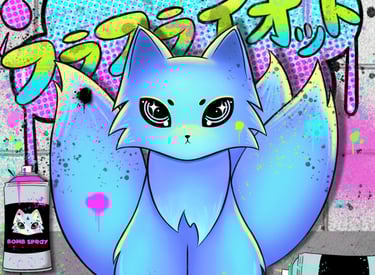 Khali the three-tailed fox