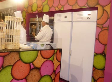 Décor salon de la restauration pour Le Nôtre Paris