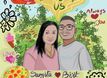 Custom Art- Couple story