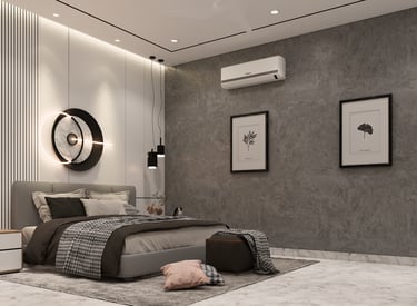 Eco-friendly home design in India with natural lighting and rainwater harvesting systems.