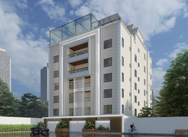 Construction site in Hyderabad featuring state-of-the-art machinery and skilled workers.