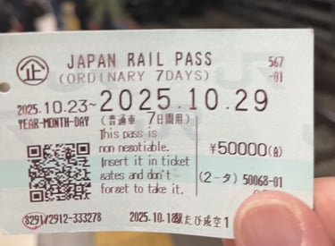 Japan Rail Pass 7 days