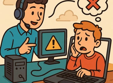 Hỗ trợ khắc phục các sự cố máy tính