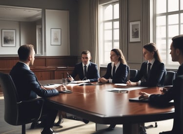A medical setting with two people, likely healthcare professionals, focusing on a patient who is surrounded by numerous medical devices and monitors. The environment is busy with various tubes and equipment connected to the patient.