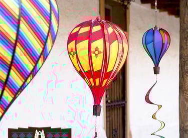 balloon fiesta decorations in old town