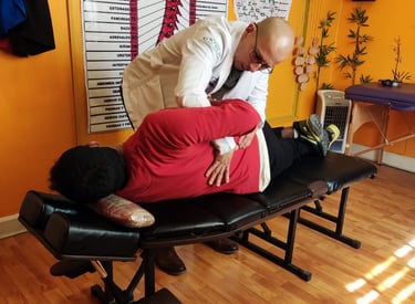 sesión de Quiropraxia en Viña del Mar