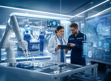 Healthcare and industrial organizations supporting advanced technology deployment