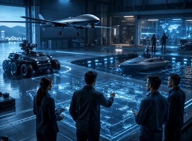 Autonomous aerial, maritime, robotic, and mission-critical technology systems