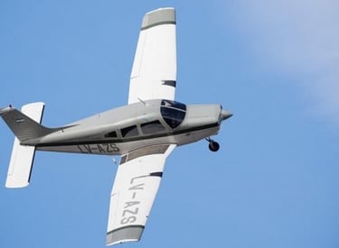 Aeronave LV-AZS, avión insignia de la escuela del Aeroclub Río Gallegos