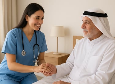 رعاية منزلية لكبار سن: خيارات وخدمات مركز تمريض منزلي