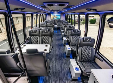 The Boss 22 passenger luxury transportation