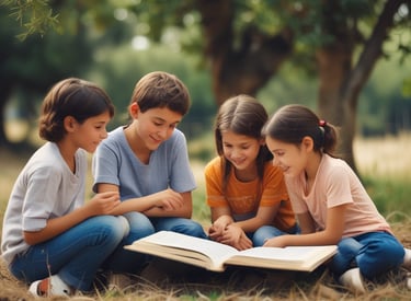 A person stands facing a blue wall covered with numerous yellow sticky notes arranged in a flowchart-like pattern. The notes are organized into categories with handwritten titles like 'Environment', 'Society', and 'Healthcare'.