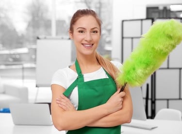 “Eco-friendly office cleaning services by Fresh & Shiny, serving businesses in Ajax, Whitby, Pickering, Oshawa and Courtice”
